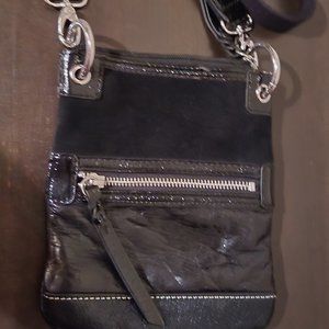 The SAK Black Leather Crossbody Bag